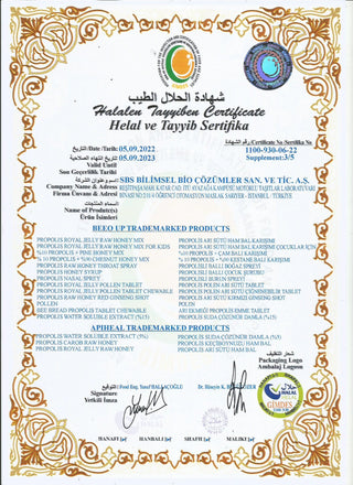 Halal Certificate Appendix 3