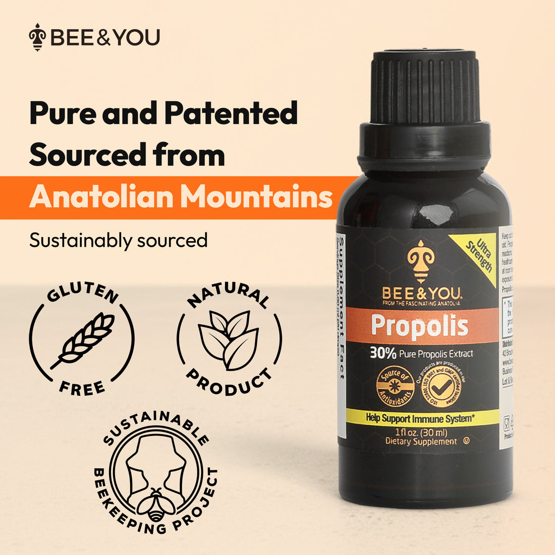 Propolis Pure Liquid Extract Ultra Strength