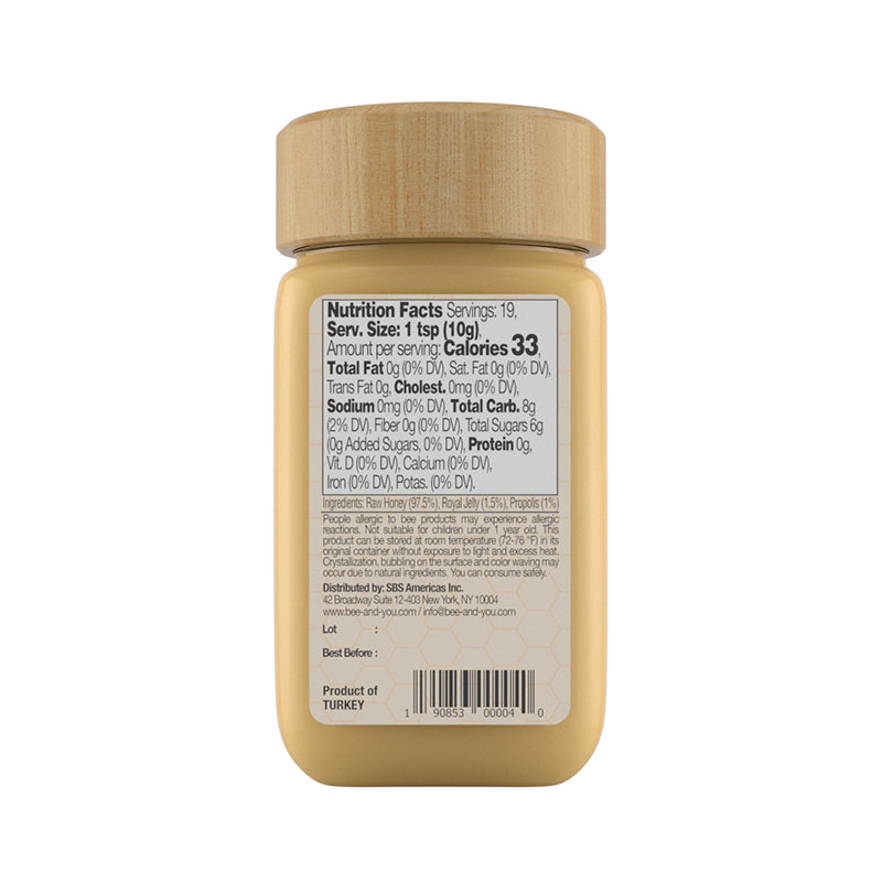 Organic Royal Jelly+Propolis+Raw Honey Mix for Kids Superfood