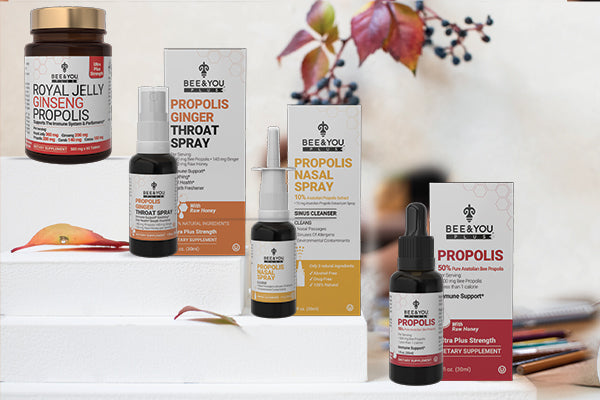 Discover Natural Relief of Cough with BEE&YOU Propolis Vitamin C Raw Honey Syrup