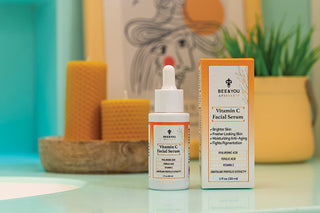 DISCOVER THE SECRET TO GLOWING SKIN WITH BEE&YOU APIBEAUTY VITAMIN C FACIAL SERUM!