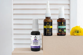 BEE&YOU, AMERICA'S BEST PROPOLIS BRAND, PROUDLY PRESENTS IMMUNE SUPPORTERS: 100% NATURAL THROAT AND NASAL SPRAYS