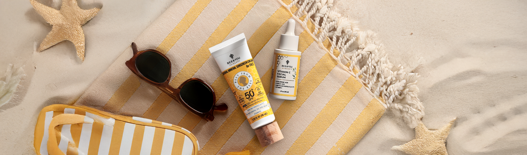 The Ultimate Skin Protection Routine: BEE&YOU Propolis Vitamin C Serum & Mineral Sunscreen SPF 50