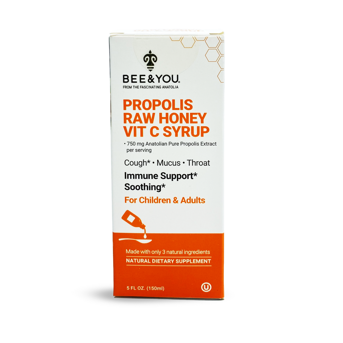 Propolis+VitC+Honey Cough Syrup (Children & Adults)