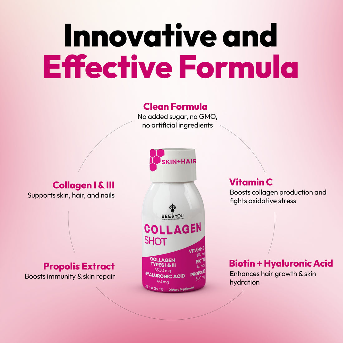 Collagen Liquid Shot Drink for Adults x 12