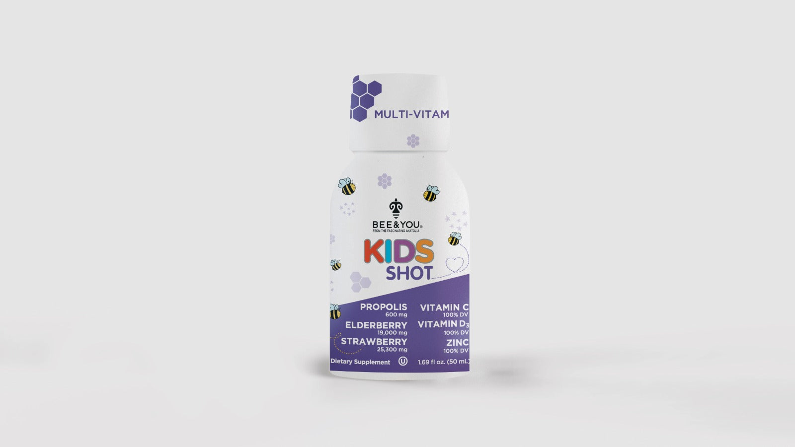 Elderberry Immune Support Shot Drink for Kids x 12