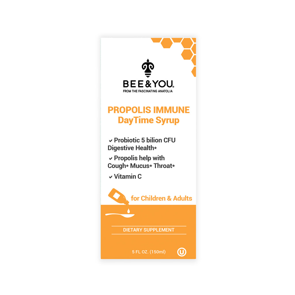Propolis Immune DayTime Syrup - Probiotic, 150 ml – BEE&YOU