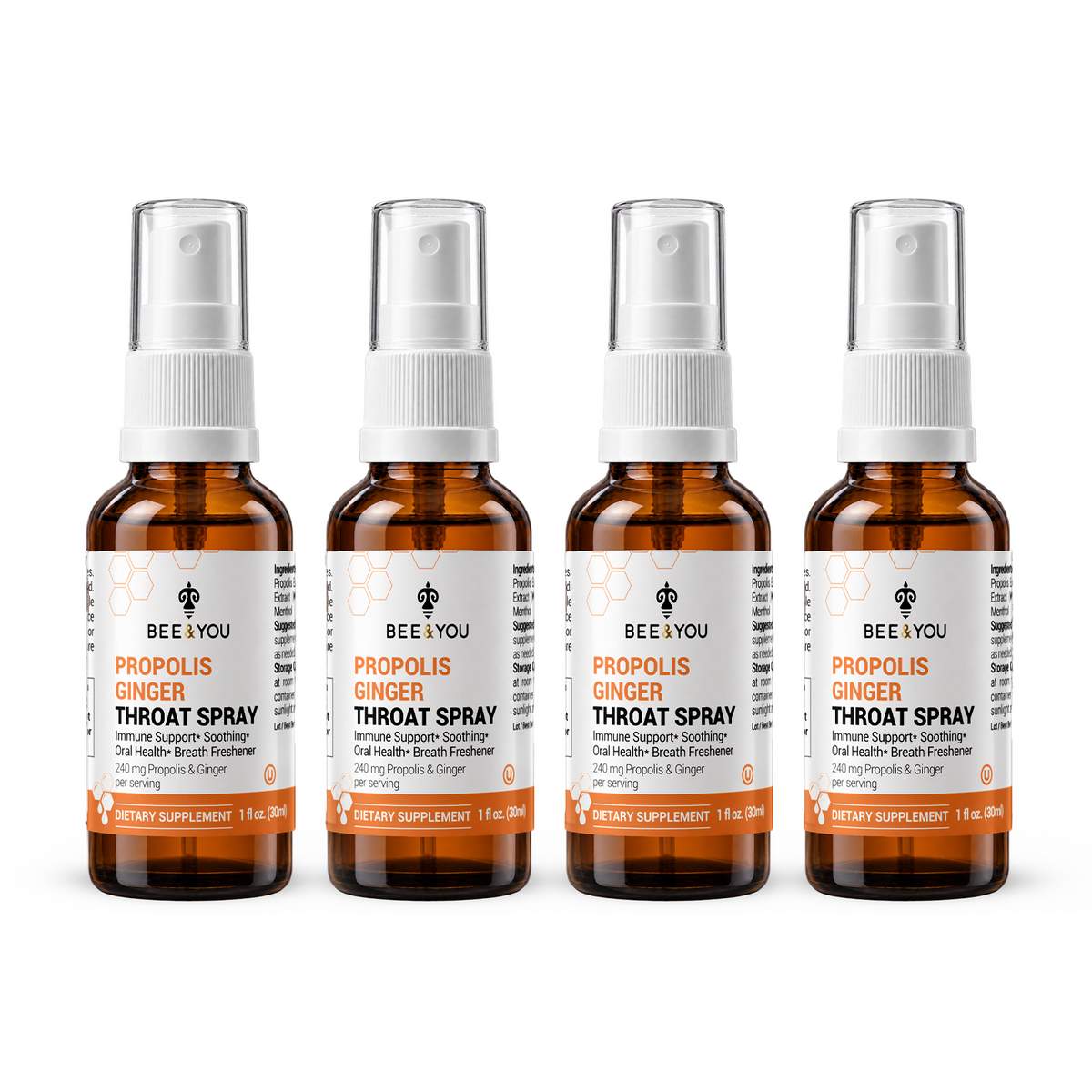 Plus Throat Spray Pack of 4
