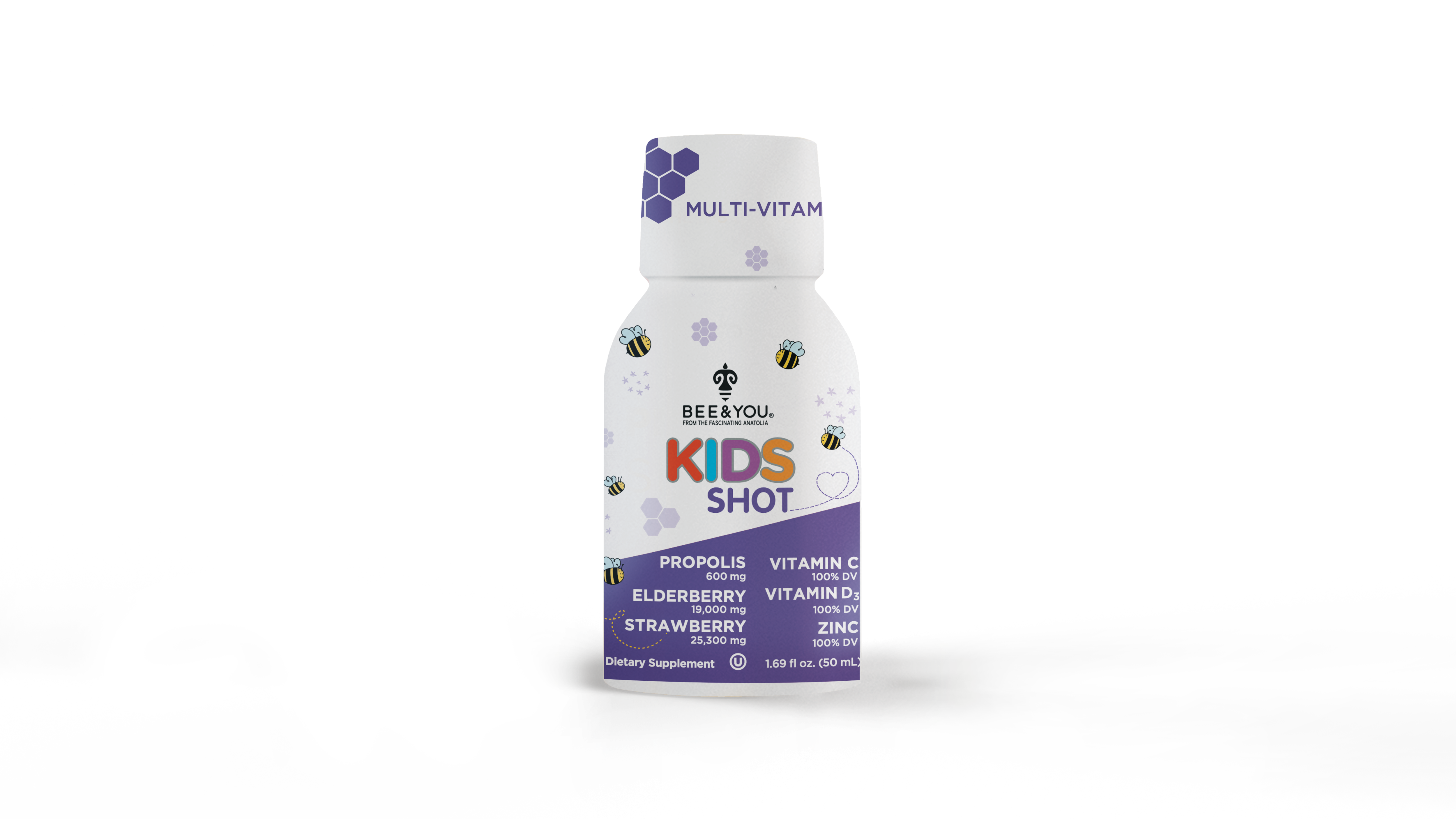 Elderberry Immune Support Shot Drink for Kids x 12