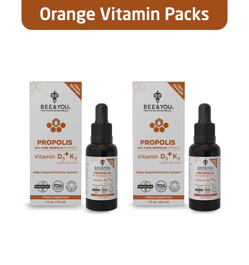 Orange Vitamin Packs