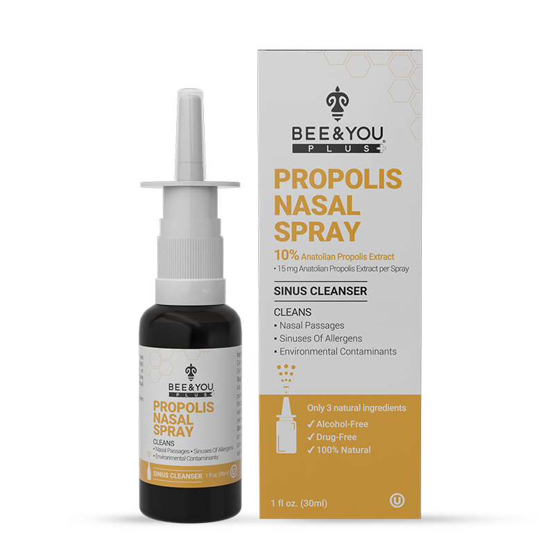 Beekeepers Naturals Propolis Nasal Spray Plus for Maximum Sinus