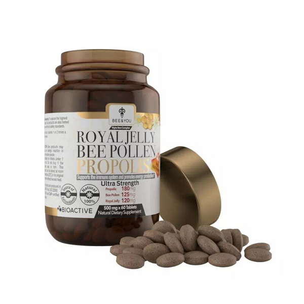Royal Jelly+Propolis+Bee Pollen Tablets Ultra Potency