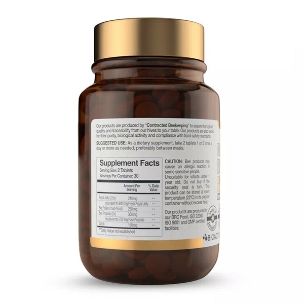 Royal Jelly+Propolis+Bee Pollen Tablets Ultra Potency