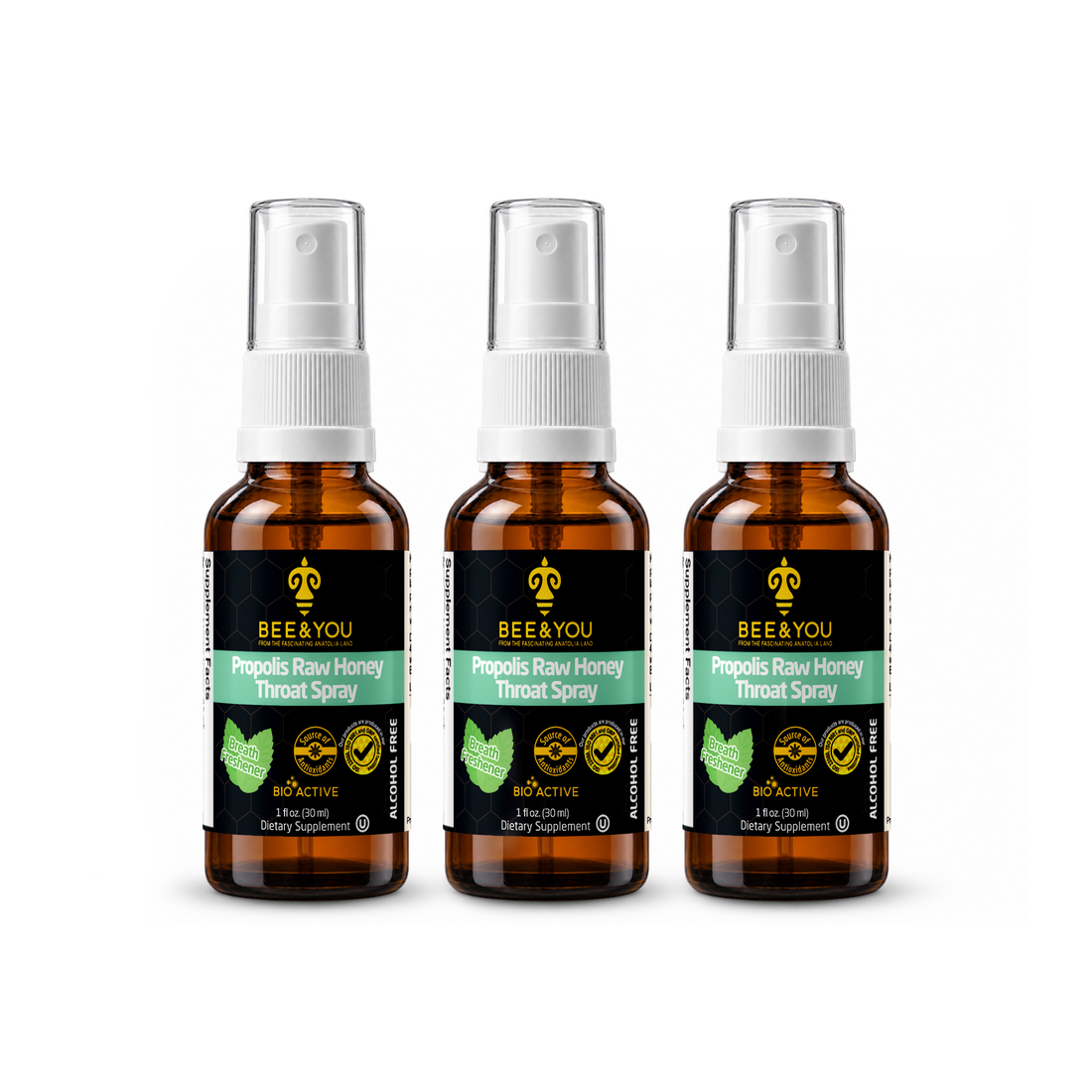 Triple Throat Spray Pack