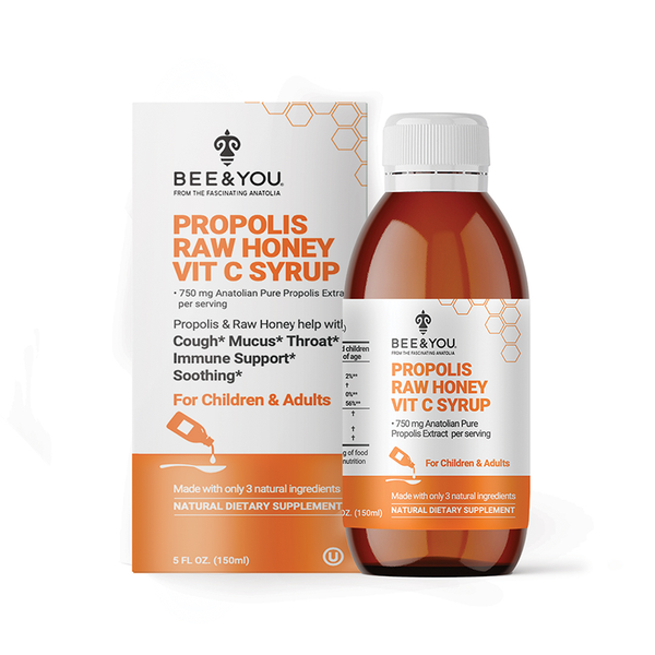 Propolis+VitC+Honey Cough Syrup (Children & Adults)