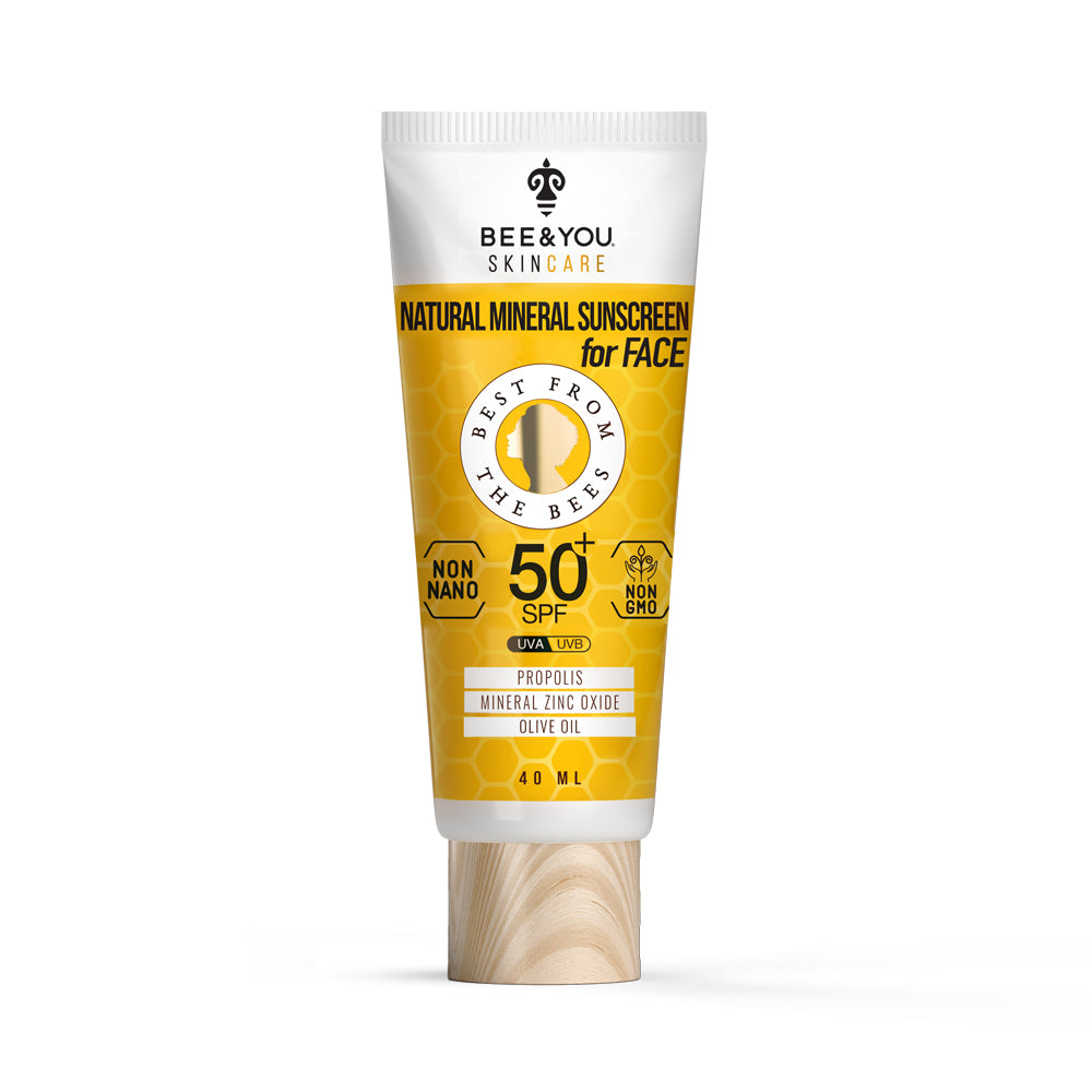 Mineral Natural Sunscreen for Face BEE&YOU